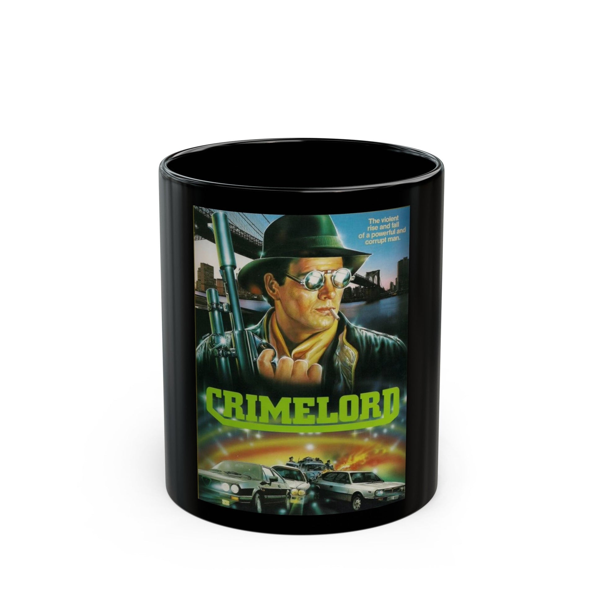 CRIMELORD (UNUSED) Movie Poster - Black Coffee Mug-11oz-The Sticker Space