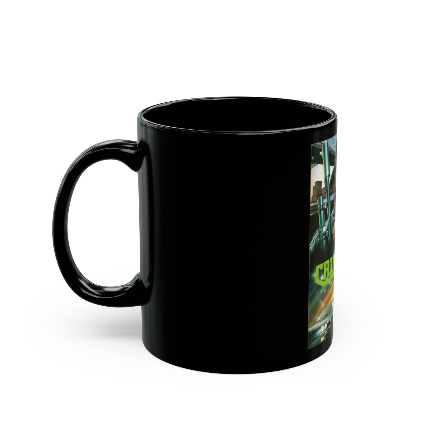 CRIMELORD (UNUSED) Movie Poster - Black Coffee Mug-The Sticker Space