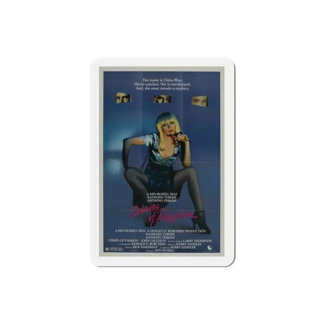 Crimes of Passion 1984 Movie Poster Refrigerator Magnet 2 Inch - The Sticker Space