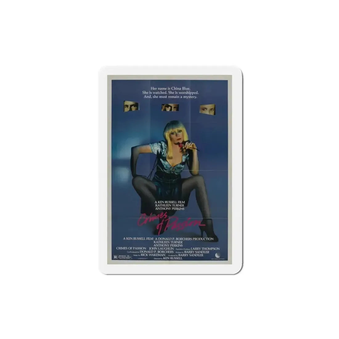Crimes of Passion 1984 Movie Poster Refrigerator Magnet - The Sticker Space