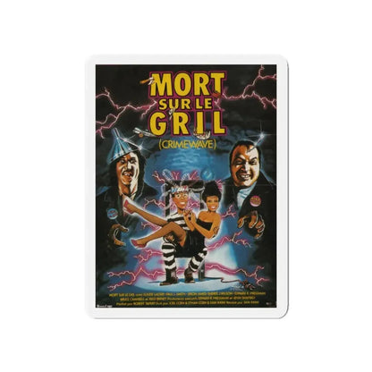 CRIMEWAVE 1985 Movie Poster - Refrigerator Magnet 5 Inch - The Sticker Space