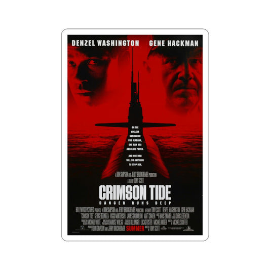 Crimson Tide 1995 Movie Poster STICKER Vinyl Die-Cut Decal-6 Inch-The Sticker Space