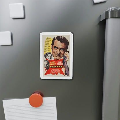 Crisis 1950 Movie Poster Die-Cut Magnet-The Sticker Space