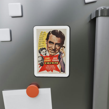 Crisis 1950 Movie Poster Die-Cut Magnet-The Sticker Space