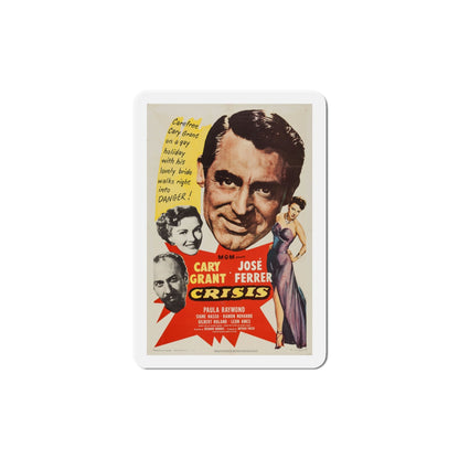 Crisis 1950 Movie Poster Die-Cut Magnet-5 Inch-The Sticker Space