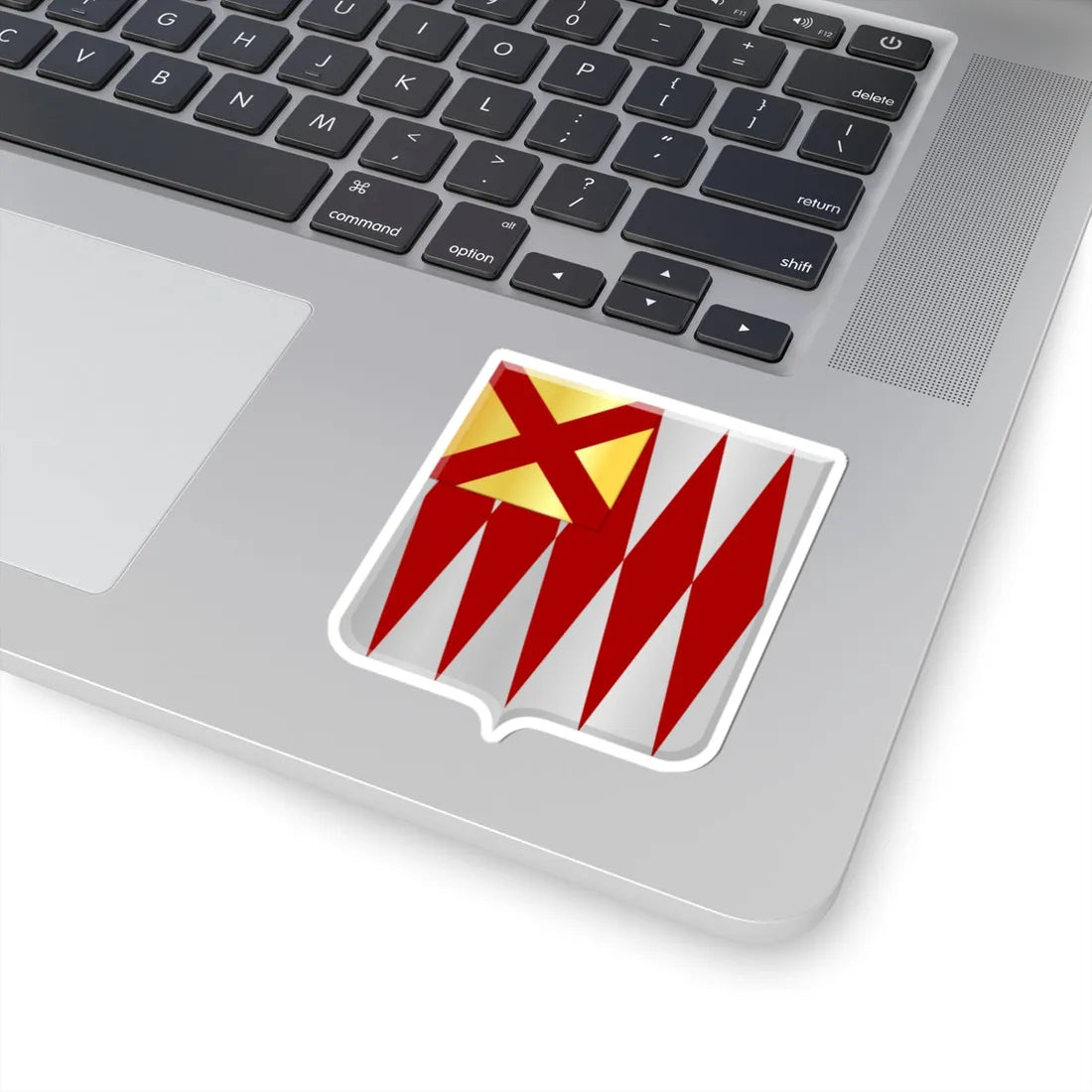 Crisnee wapen (Belgium) (Coat of Arms) STICKER Vinyl Kiss-Cut Decal - The Sticker Space