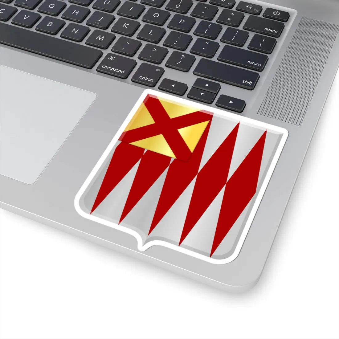 Crisnee wapen (Belgium) (Coat of Arms) STICKER Vinyl Kiss-Cut Decal - The Sticker Space