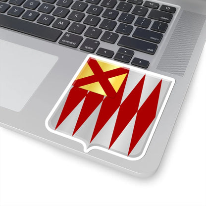 Crisnee wapen (Belgium) (Coat of Arms) STICKER Vinyl Kiss-Cut Decal - The Sticker Space
