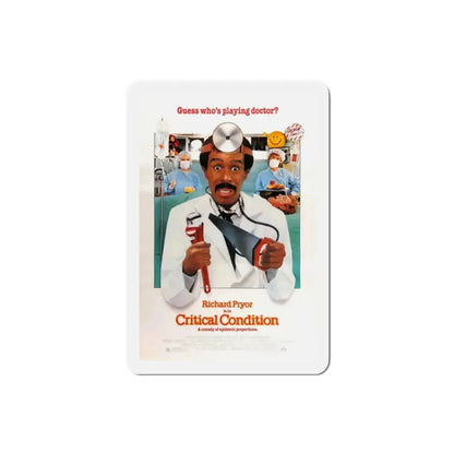 Critical Condition 1987 Movie Poster Refrigerator Magnet 2 Inch - The Sticker Space