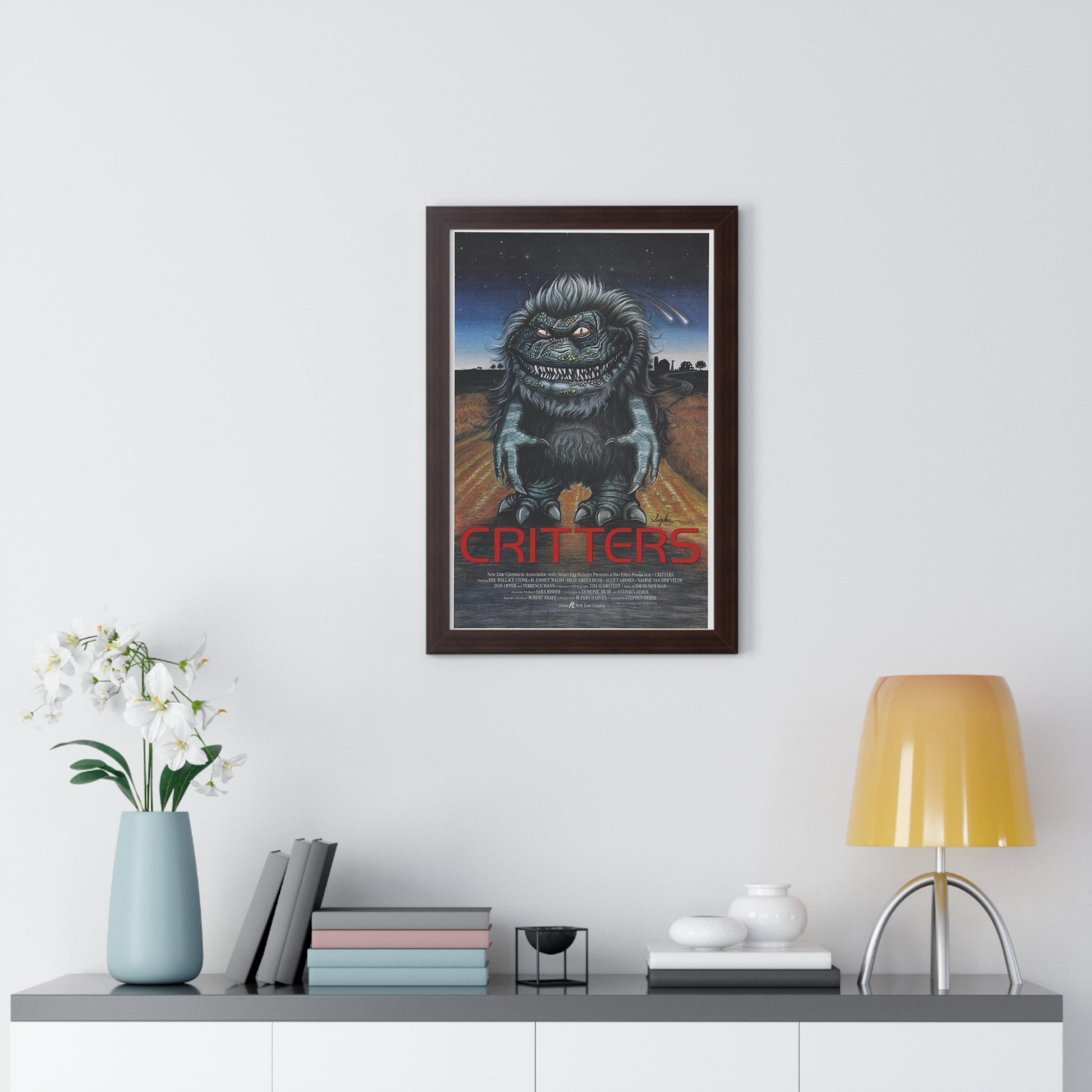 CRITTERS 1986 - Framed Movie Poster-The Sticker Space