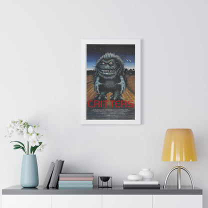 CRITTERS 1986 - Framed Movie Poster-The Sticker Space