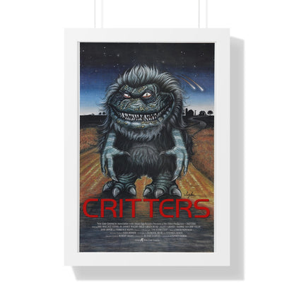 CRITTERS 1986 - Framed Movie Poster-16″ x 24″-The Sticker Space