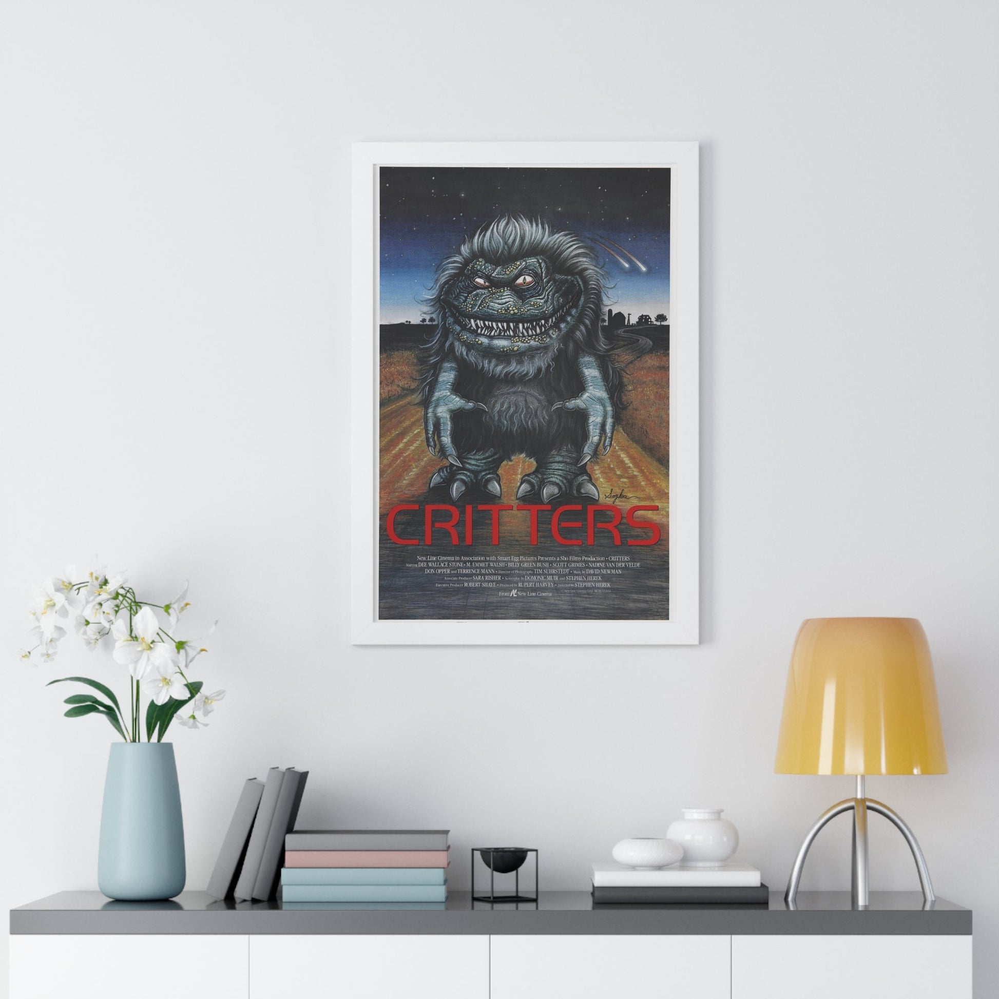 CRITTERS 1986 - Framed Movie Poster-The Sticker Space