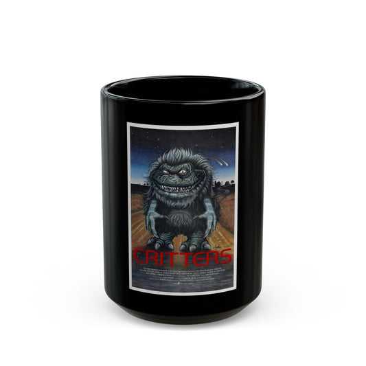 CRITTERS 1986 Movie Poster - Black Coffee Mug-15oz-The Sticker Space