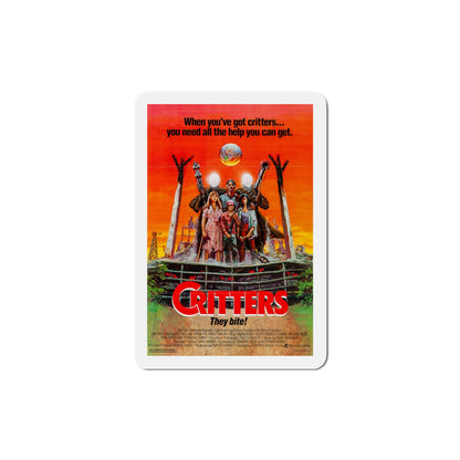 Critters 1986 Movie Poster Die-Cut Magnet-4" x 4"-The Sticker Space