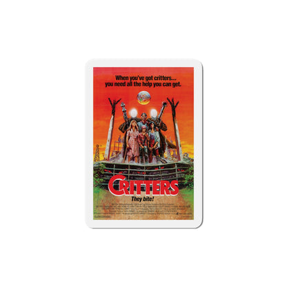 Critters 1986 Movie Poster Die-Cut Magnet-6 × 6"-The Sticker Space