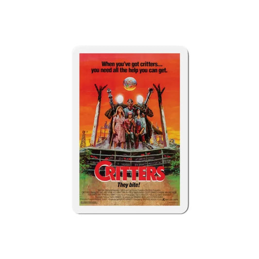 Critters 1986 Movie Poster Refrigerator Magnet 2 Inch - The Sticker Space