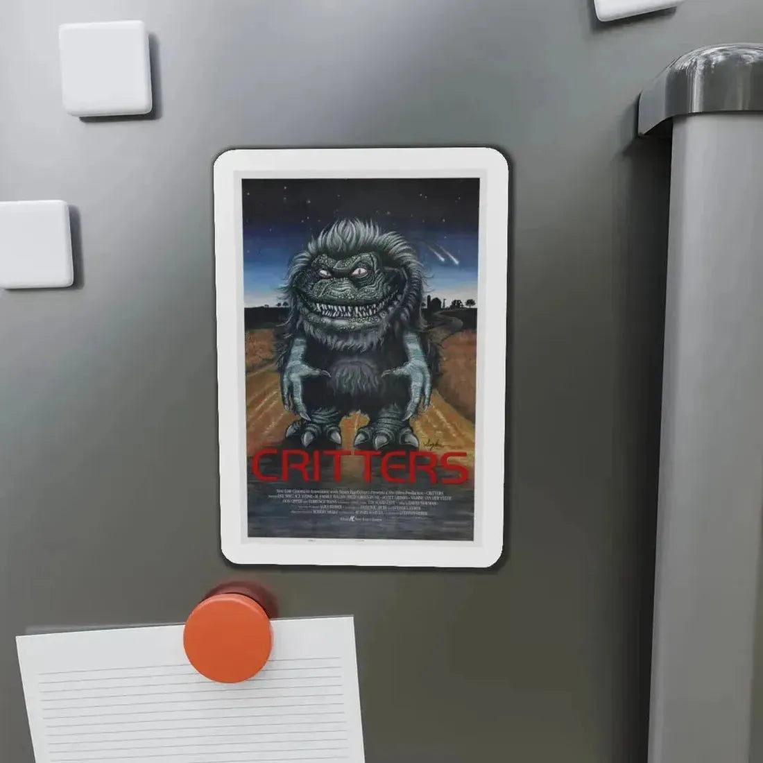 CRITTERS 1986 Movie Poster - Refrigerator Magnet - The Sticker Space