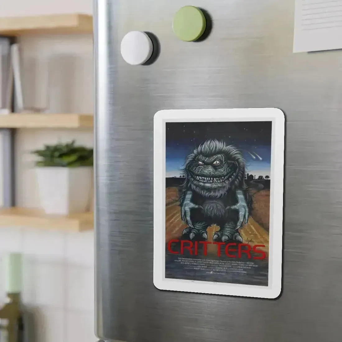 CRITTERS 1986 Movie Poster - Refrigerator Magnet - The Sticker Space