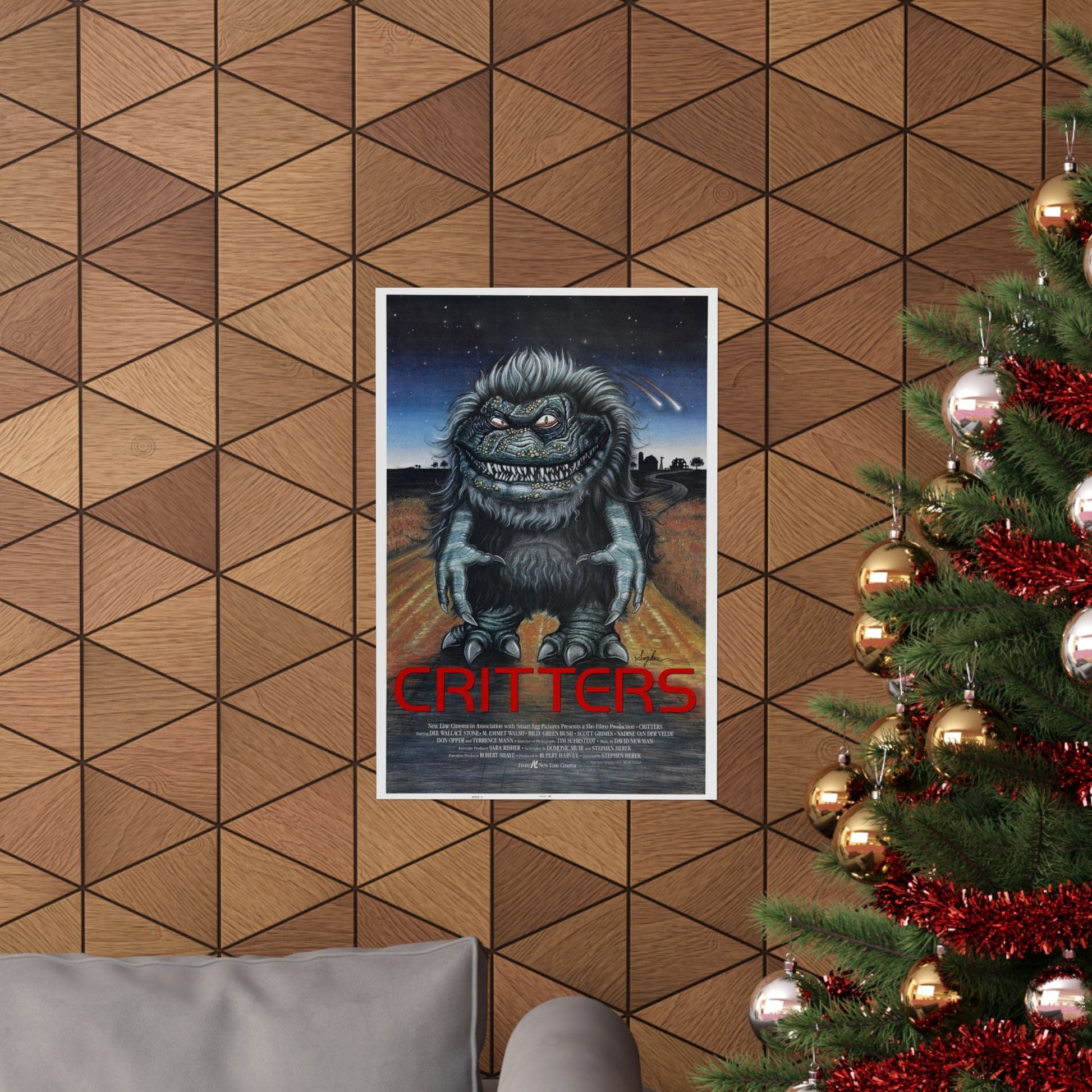 CRITTERS 1986 - Paper Movie Poster-The Sticker Space