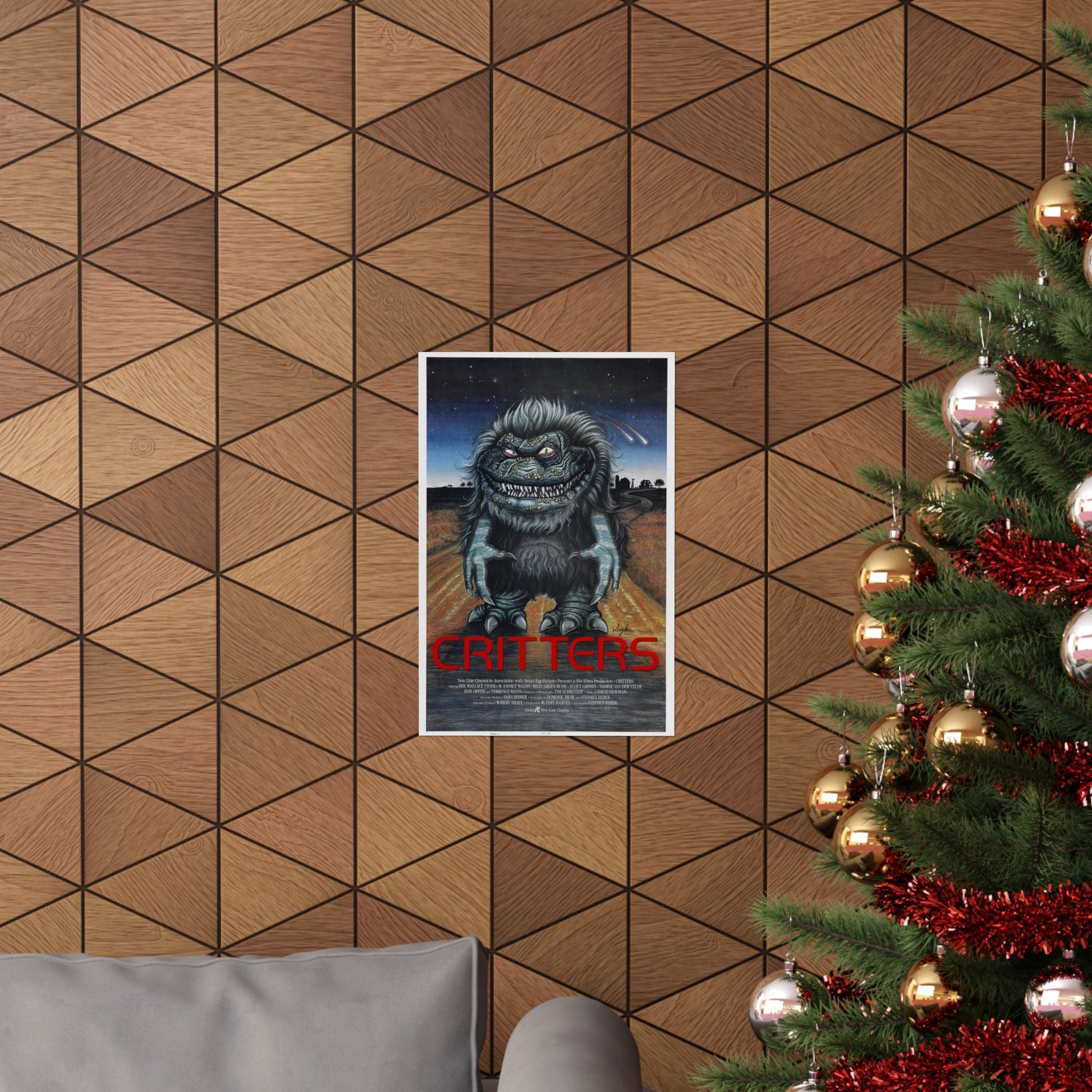 CRITTERS 1986 - Paper Movie Poster-The Sticker Space