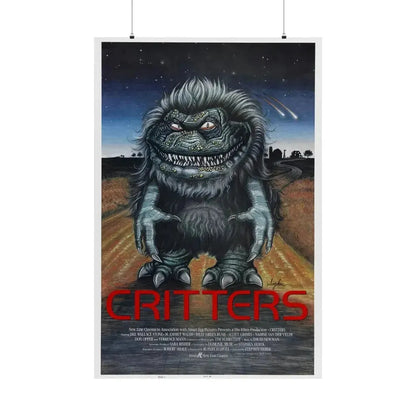 CRITTERS 1986 - Paper Movie Poster - The Sticker Space