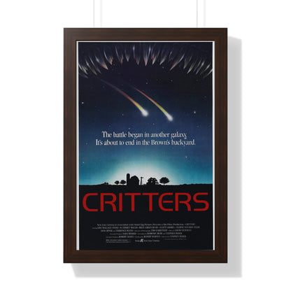 CRITTERS (2) 1986 - Framed Movie Poster-16″ x 24″-The Sticker Space