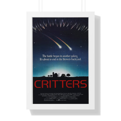 CRITTERS (2) 1986 - Framed Movie Poster-16″ x 24″-The Sticker Space