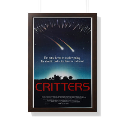 CRITTERS (2) 1986 - Framed Movie Poster-20" x 30"-The Sticker Space