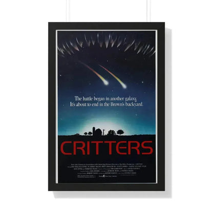 CRITTERS (2) 1986 - Framed Movie Poster - The Sticker Space