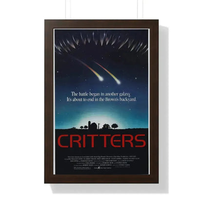 CRITTERS (2) 1986 - Framed Movie Poster - The Sticker Space