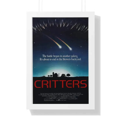 CRITTERS (2) 1986 - Framed Movie Poster - The Sticker Space