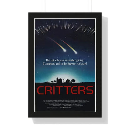 CRITTERS (2) 1986 - Framed Movie Poster - The Sticker Space