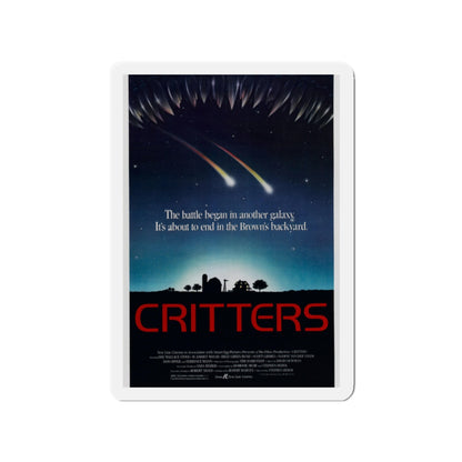 CRITTERS (2) 1986 Movie Poster - Die-Cut Magnet-2" x 2"-The Sticker Space