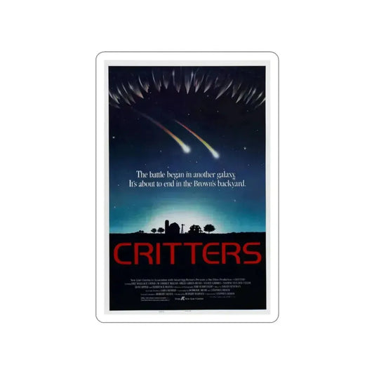CRITTERS (2) 1986 Movie Poster STICKER Vinyl Die-Cut Decal 2 Inch - The Sticker Space