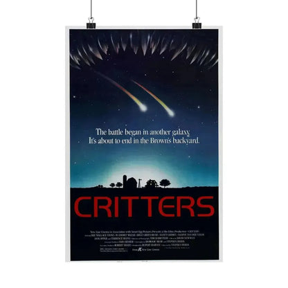 CRITTERS (2) 1986 - Paper Movie Poster 12″ x 18″ Matte - The Sticker Space