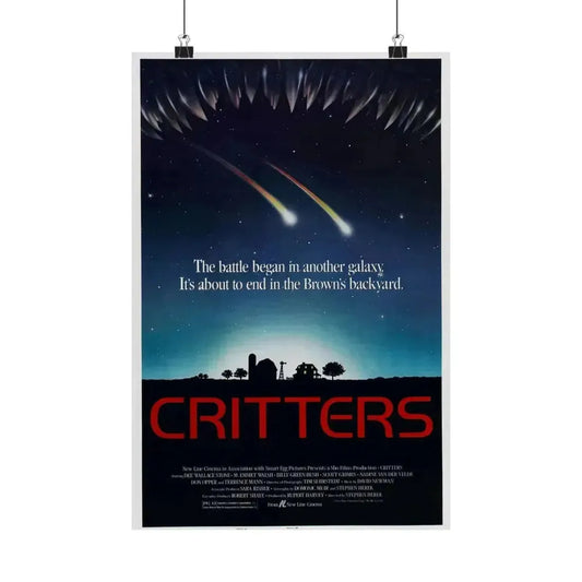 CRITTERS (2) 1986 - Paper Movie Poster 12″ x 18″ Matte - The Sticker Space