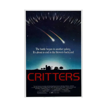 CRITTERS (2) 1986 - Paper Movie Poster - The Sticker Space