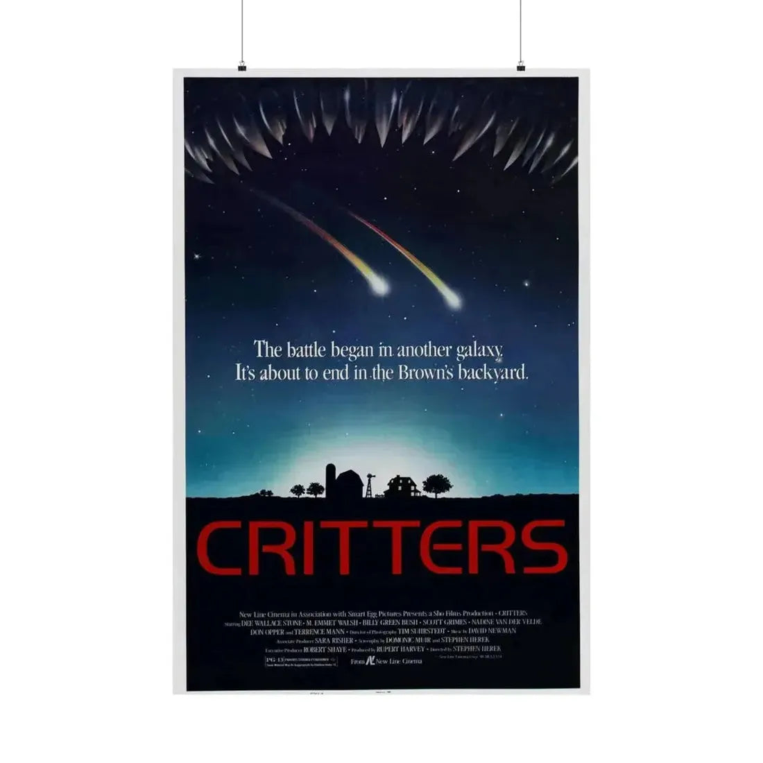 CRITTERS (2) 1986 - Paper Movie Poster - The Sticker Space