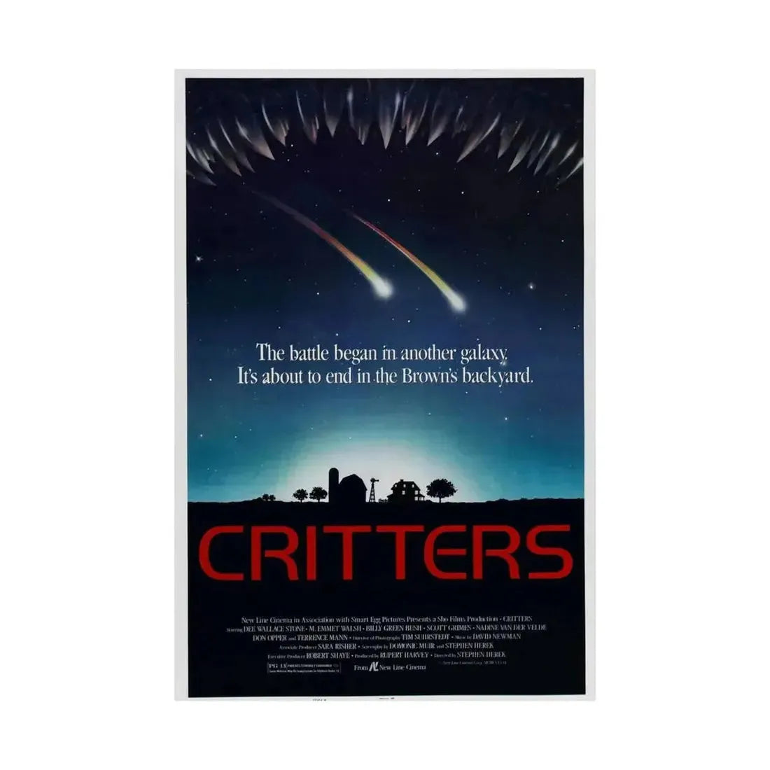 CRITTERS (2) 1986 - Paper Movie Poster - The Sticker Space
