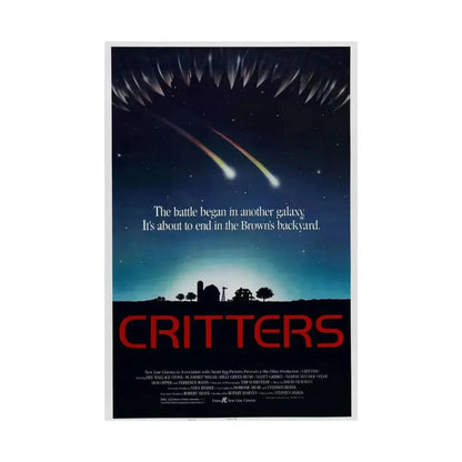 CRITTERS (2) 1986 - Paper Movie Poster - The Sticker Space