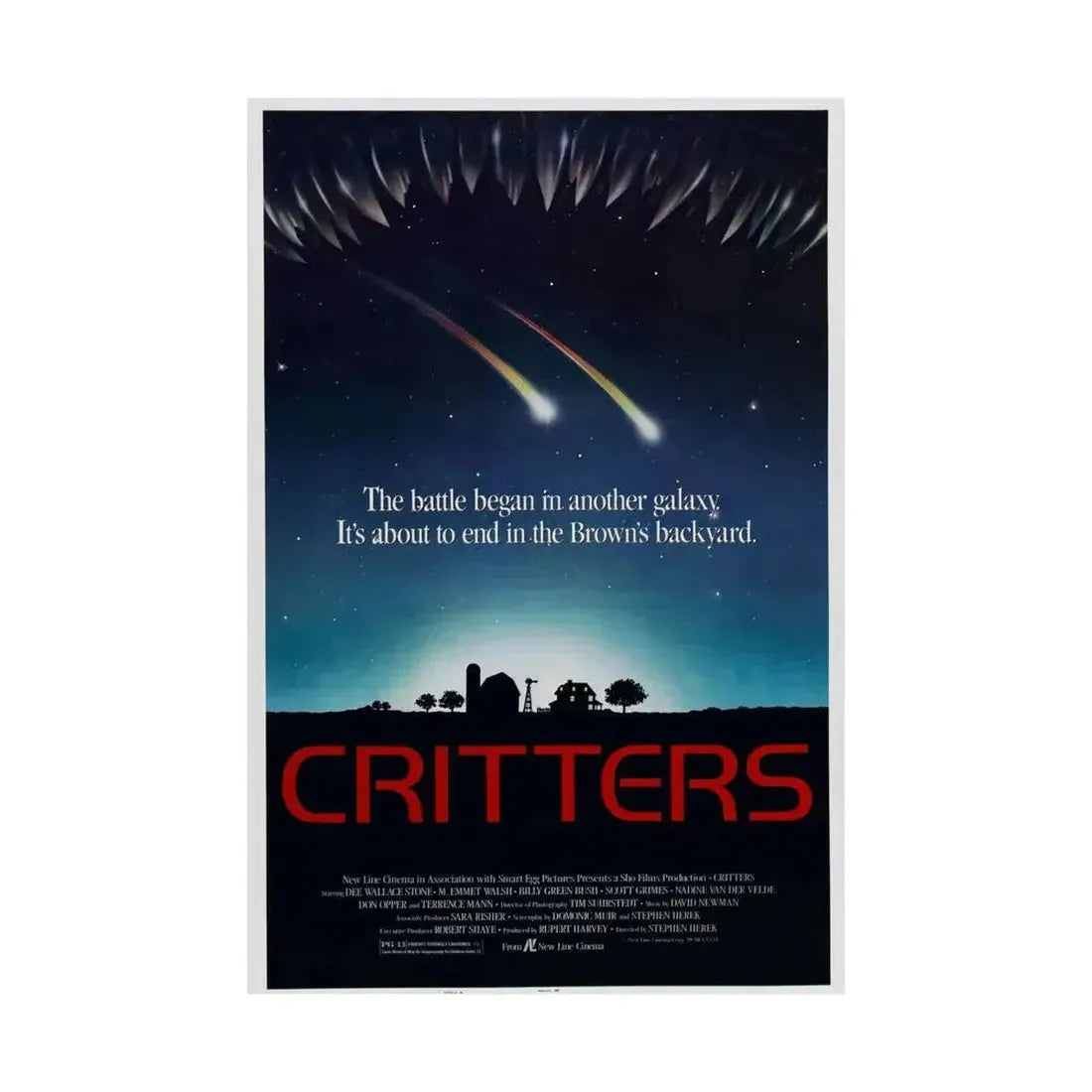 CRITTERS (2) 1986 - Paper Movie Poster - The Sticker Space