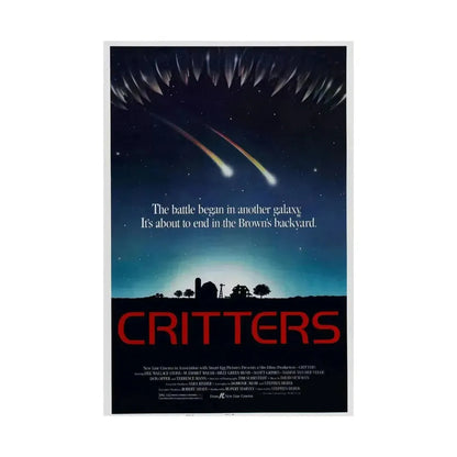 CRITTERS (2) 1986 - Paper Movie Poster - The Sticker Space