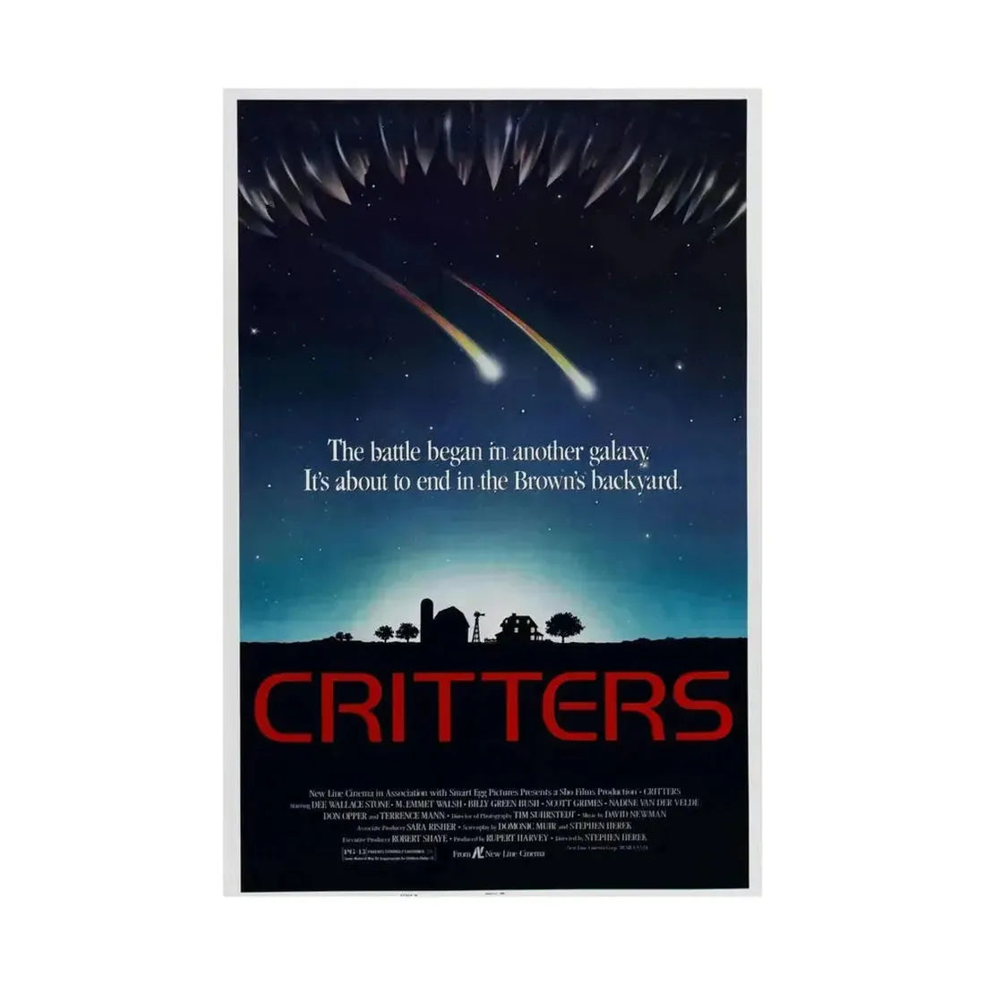 CRITTERS (2) 1986 - Paper Movie Poster - The Sticker Space