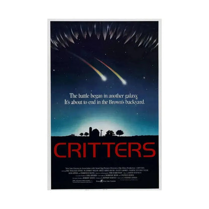 CRITTERS (2) 1986 - Paper Movie Poster - The Sticker Space