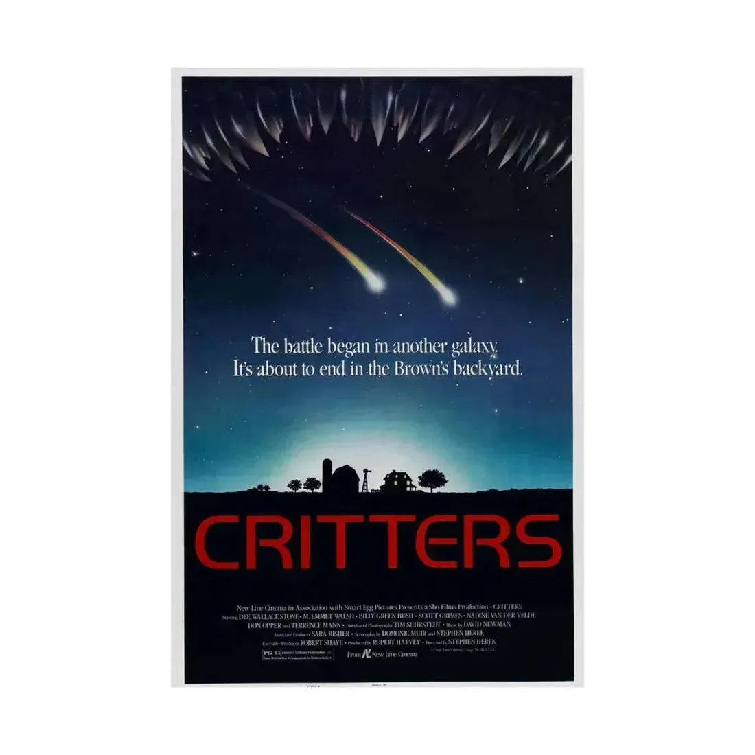 CRITTERS (2) 1986 - Paper Movie Poster - The Sticker Space