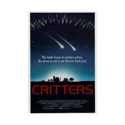 CRITTERS (2) 1986 - Paper Movie Poster - The Sticker Space