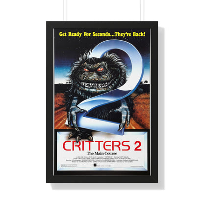 CRITTERS 2 THE MAIN COURSE 1988 - Framed Movie Poster-20" x 30"-The Sticker Space