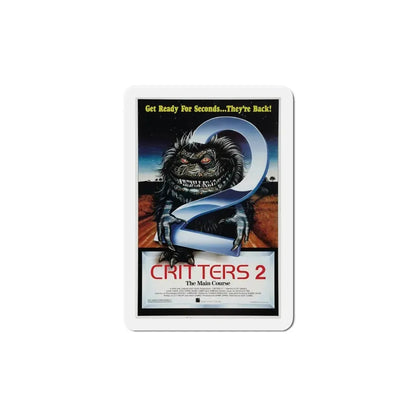 Critters 2 The Main Course 1988 Movie Poster Refrigerator Magnet 6 Inch - The Sticker Space