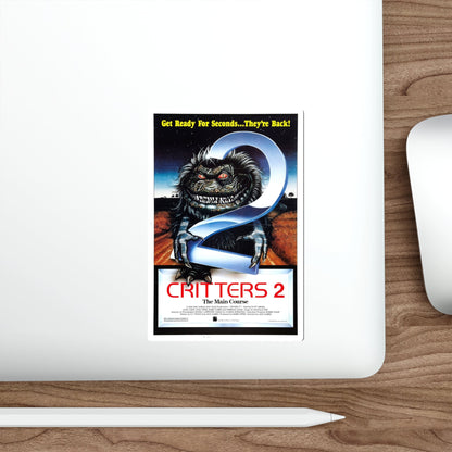 CRITTERS 2 THE MAIN COURSE 1988 Movie Poster STICKER Vinyl Die-Cut Decal-The Sticker Space